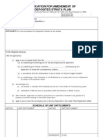 AP6 Amendment of A Strata Plan by Adding or Removing Land