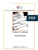 019 - Permit To Work