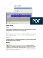 Recording With Audacity