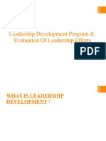 Leadership Development Program & Evaluation of Leadership Efforts