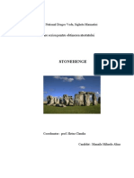 Lucrare Scrisa Pentru Obtinerea Atestatului: Stonehenge