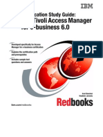 Certification Study Guide IBM Tivoli Access Manager For E-Business 6.0 Sg247202