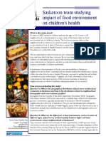 Food Environment Fact Sheet - Smart Cities, Healthy Kids