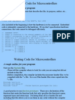 Writing Code For Microcontrollers: A Rough Outline For Your Program