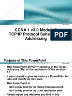 CCNA 1 v3.0 Module 9 TCP/IP Protocol Suite and IP Addressing