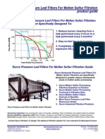 Durco Pressure Leaf Sulfur Filtration