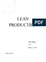 Lean Manufacturing