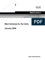 Mark Scheme Jan 2008