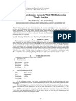 Optimum Aerodynamic Design in Wind Mill Blades Using Winglet Function