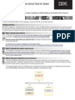 Quick Start Guide: Ibm Infosphere Information Server Pack For Siebel