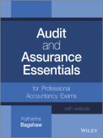 Audit and Assurance Essentials: For Professional Accountancy Exams