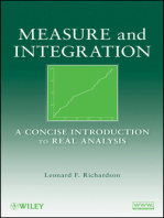 Measure and Integration: A Concise Introduction to Real Analysis