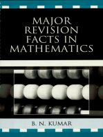 Major Revision Facts in Mathematics