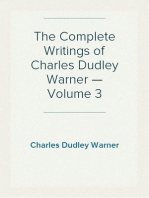 The Complete Writings of Charles Dudley Warner — Volume 3