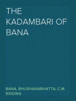 The Kadambari of Bana