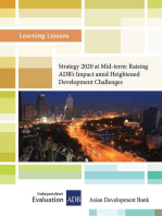 Learning Lessons: Strategy 2020 at Mid-term: Raising the Asian Development Bank's Impact amid Heightened Development Challenges