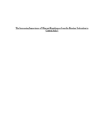 The Increasing Importance of Migrant Remittances from the Russian Federation to Central Asia