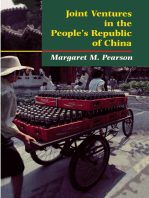 Joint Ventures in the People's Republic of China: The Control of Foreign Direct Investment under Socialism