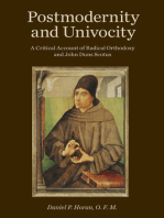 Postmodernity and Univocity: A Critical Account of Radical Orthodoxy and John Duns Scotus