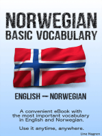 Basic Vocabulary English - Norwegian: A convenient eBook with the most important vocabulary in English and Norwegian