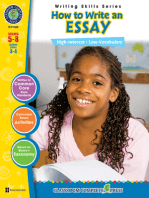 How to Write an Essay Gr. 5-8