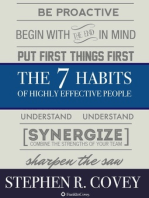 The 7 Habits of Highly Effective People