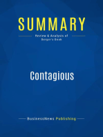 Contagious (Review and Analysis of Berger's Book)