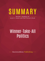 Summary: Winner-Take-All Politics: Review and Analysis of Jacob S. Hacker and Paul Pierson's Book