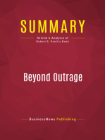 Summary: Beyond Outrage: Review and Analysis of Robert B. Reich's Book