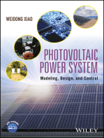 Photovoltaic Power System: Modeling, Design, and Control