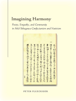 Imagining Harmony: Poetry, Empathy, and Community in Mid-Tokugawa Confucianism and Nativism