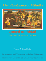 The Rāmāyaṇa of Vālmīki: An Epic of Ancient India, Volume I: Balakāṇḍa