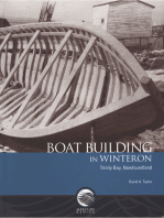 Boat building in Winterton, Trinity Bay, Newfoundland