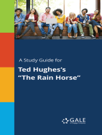 A Study Guide for Ted Hughes's "The Rain Horse"