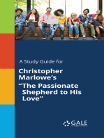 A Study Guide for Christopher Marlowe's "The Passionate Shepherd to His Love"