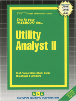 Utility Analyst II: Passbooks Study Guide