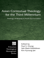 Asian Contextual Theology for the Third Millennium: Theology of Minjung in Fourth-Eye Formation