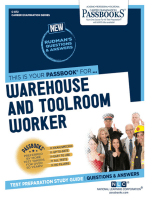 Warehouse and Toolroom Worker: Passbooks Study Guide