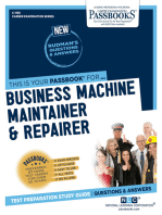 Business Machine Maintainer & Repairer: Passbooks Study Guide