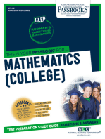 MATHEMATICS (COLLEGE): Passbooks Study Guide