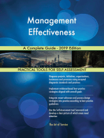 Management Effectiveness A Complete Guide - 2019 Edition