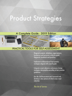 Product Strategies A Complete Guide - 2019 Edition