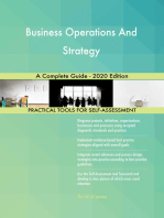 Business Operations And Strategy A Complete Guide - 2020 Edition