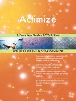 Actimize A Complete Guide - 2020 Edition