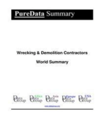 Wrecking & Demolition Contractors World Summary: Market Values & Financials by Country