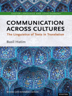 Communication Across Cultures: The Linguistics of Texts in Translation (Expanded and Revised Edition)