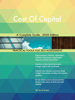 Cost Of Capital A Complete Guide - 2020 Edition