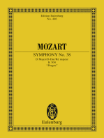 Symphony No. 38 D major: K. 504, "Prague"