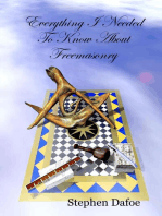 Everything I Needed to Know About Freemasonry