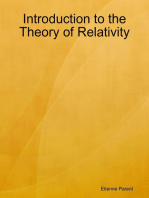 Introduction to the Theory of Relativity